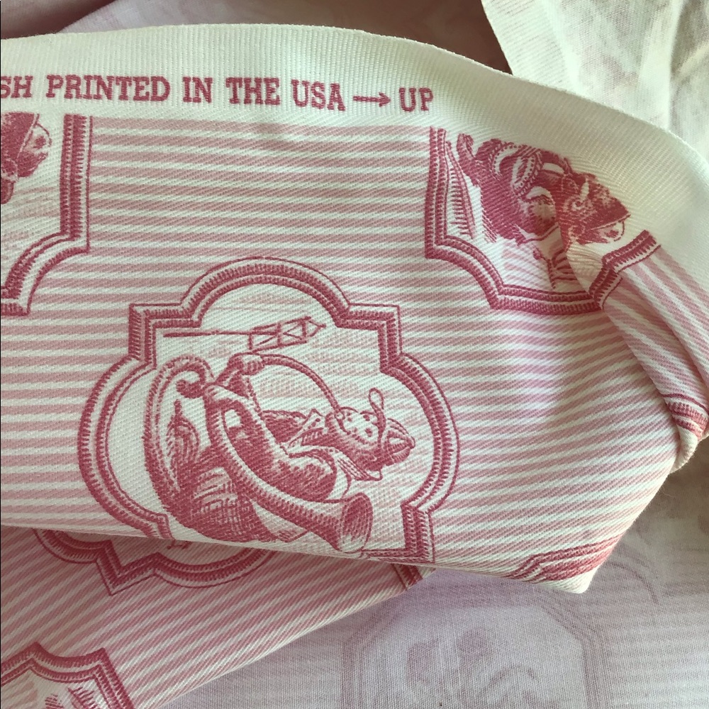Pink Rabbit 🐇 & Monkey 🐒 Musician Home Fabric - Picture 8 of 8